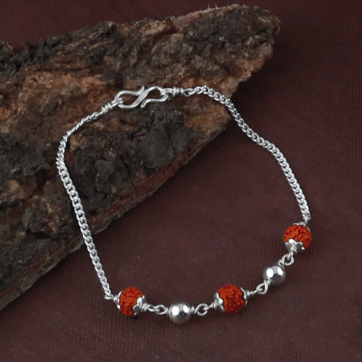 Silver Chain Rakhi