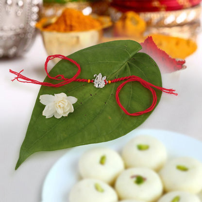 925 Sterling Silver Lord Hanuman Premium Rakhi for Brother